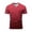 C19/Red, variant on XIYON Father's Day T Shirts for Men Short Sleeve V Neck Gradient Print Summer Breathable Fashion Tee Top With Pocket For Casual Daily Wear,Light Gray,XXXXXL