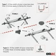 thumbnail image 6 of OMAC Bike Rack Carrier Roof Racks Set fits Nissan Murano 2009-2014 Gray 3 Pcs, 6 of 6