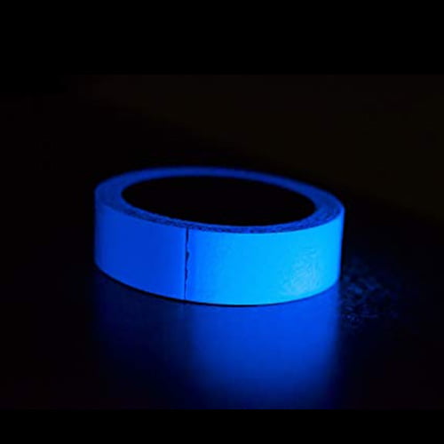 sourcing map Glow in The Dark Tape 0.5 Inch x 9.8 Ft Blue for Night Decorations