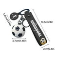 thumbnail image 3 of YATLTE Sports Ball Keychains, Soccer Ball Keychain, Metal Rotating 3D Sports Keychain, Football Key Ring, Fun Keychains for Backpack, Purse, Luggage, Sports Themed Party Favor, 3 of 7