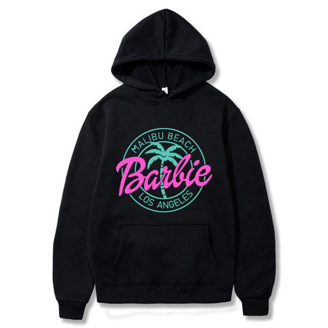 Barbie Let S Go Printed Pattern Ebay Plus Fleece Sweatshirt Hoodie