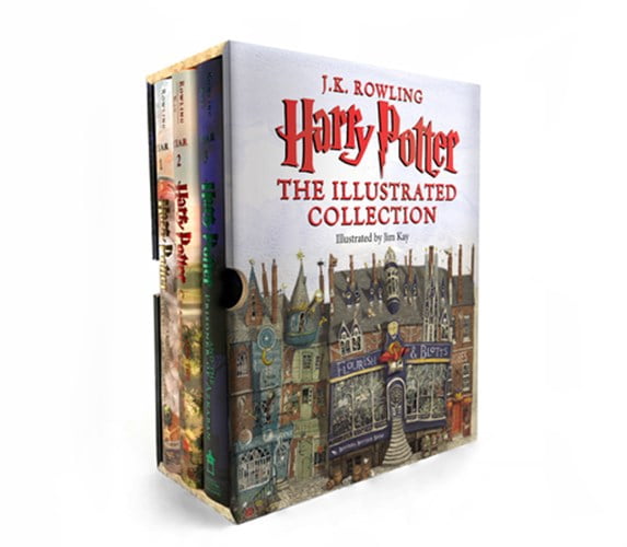 J.K. Rowling Harry Potter Illustrated Collection 1–5 – Sorcerer's