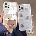 thumbnail image 2 of Carcasa Samsung A53 A03S A03 A10S A11 A12 A33 M11 A50S A72 A50 A52S A20S M22 A21S A30 A20 A32 M32 A22 A52 F22 Lindo Animal Muñeca Oso Teléfono Caso, 2 of 4