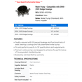 thumbnail image 2 of Water Pump - Compatible with 2000 - 2009 Dodge Durango 2001 2002 2003 2004 2005 2006 2007 2008, 2 of 2