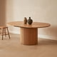 thumbnail image 5 of Ilios Innova | Mesa para Comedor Expandible Moderna de MDF Color Café, Estilo Minimalista Contemporáneo y Diseño Orgánico., 5 of 9