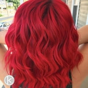 Keracolor Semi Permanent Hair Dye 3 in 1 Clenditioner, Red, 12 fl oz