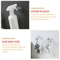 thumbnail image 4 of Miangastore Wall Adhesive Hooks Plastic 10Pcs 2.6x2.6x1.1in, 4 of 8