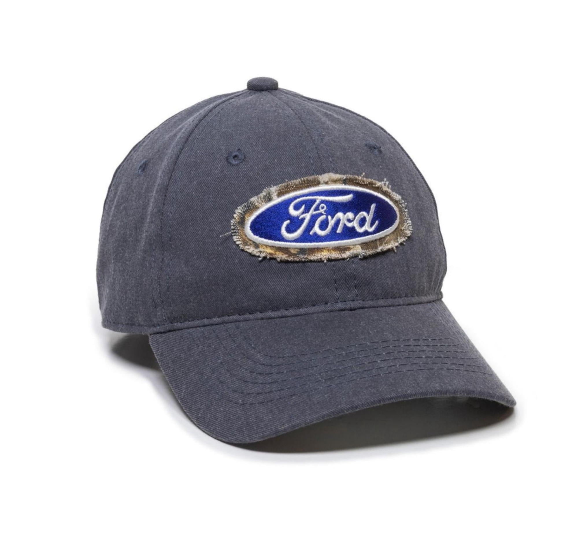 Hat - Ford Pigment Dyed Cotton Unstructured RealTree Edge Camouflage Trim Cap