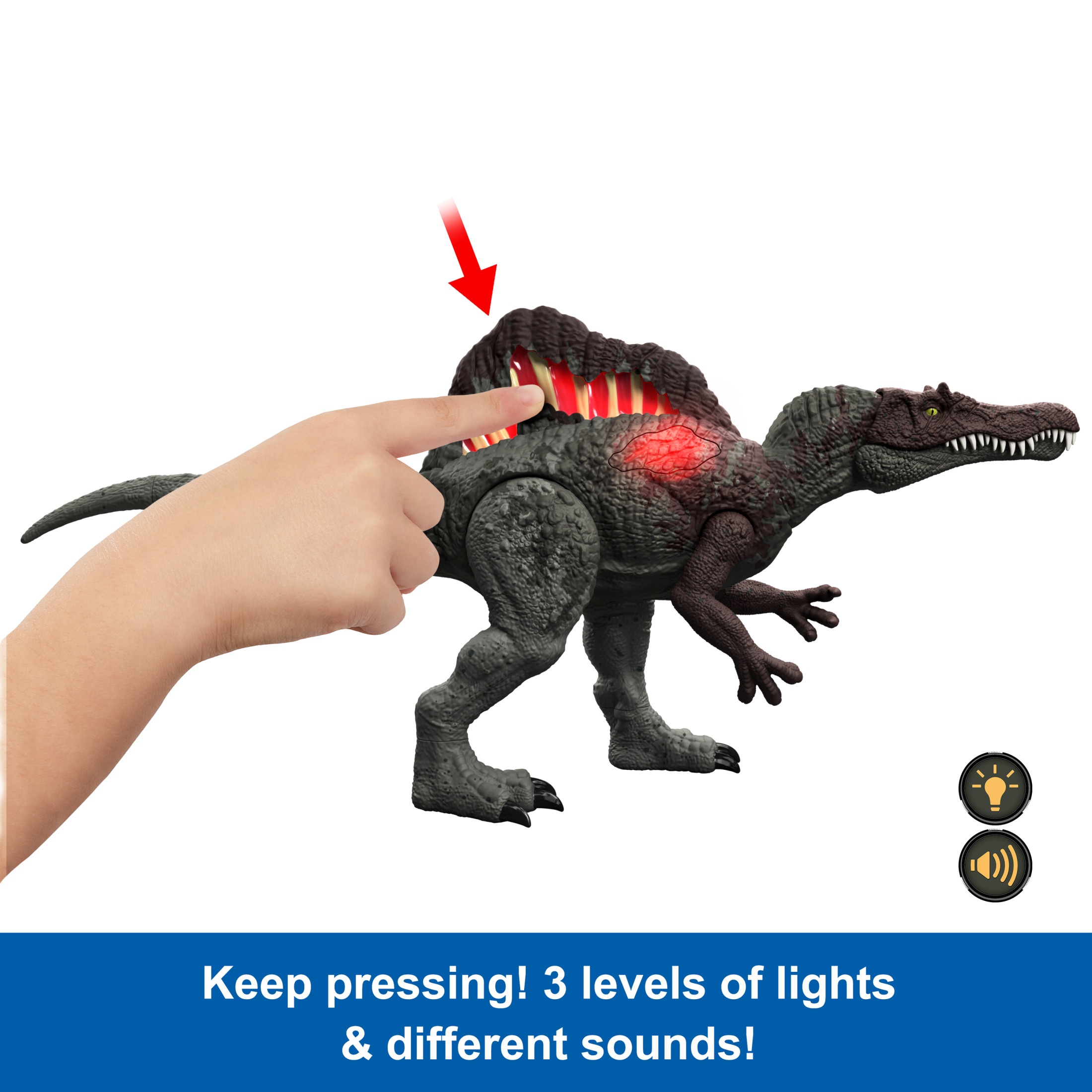 Jurassic World Epic Attack Spinosaurus Dinosaur Figure photo 5