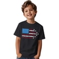 thumbnail image 5 of Byoo Big Girl Patriotic Fighter Jet Flag Tee Shirt 4th Of July Independence Day Short Sleeve Tshirt, 5 of 6