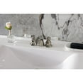 thumbnail image 2 of Kingston Brass KB956PLPN Victorian Mini-Widespread Bathroom Faucet with Pop-Up Drain, Polished Nickel, 2 of 7