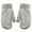 Light Grey, variant on 1 Pair Women Mittens Double-layers Cute Stretchy Soft Thickened Cold Resistant Solid Color Autumn Winter Girls Gloves for Riding,Light Grey
