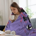 thumbnail image 4 of Pokemon Gengar Throw Blanket Cute Flannel for Boys Girls Men Women, 4 of 7