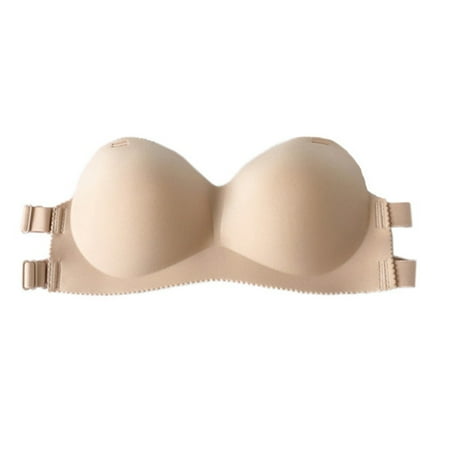 

Oaktree Ladies Invisible Strapless Gathered Bra Top