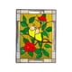thumbnail image 1 of Panel de ventana de vitrales con diseño de cardenal para decoración de paredes, 1 of 10