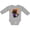 AC-Heather Grey, variant on Halloween Cat, Cute Cat, Black Cat, Witch Hat Boys or Girls Long Sleeve Baby Bodysuit