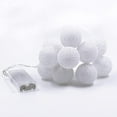 thumbnail image 1 of NETSENG Cotton ball fairy lights usb 10 LED cotton ball light string 2 meters warm white, 1 of 5