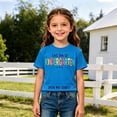 thumbnail image 2 of JAJAHO Kindergarten Graduation T Shirt Kids Toddler Happy Graduation Letter Graphic Tees For Boys Girls Short Sleeve Crew Neck Top, 2 of 4