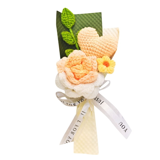 Simulación De Tejido De Lana. Flores De Gran Apariencia. Duradero. Ideal Para Personas De Todas Las Edades. Flores Y Juguetes Extraíbles. Regalo Para San Valentín, Día De La Madre, Aniversario, Cump