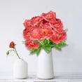 thumbnail image 4 of 7 Heads Silk Peony Bouquet Artificial Flowers,Lifelike Silk Artificial Peonies Bouquet for Home Decor for Wedding Home Living Room Autumn Decor Fake Flowers for DIY Crafting Arrangement, 4 of 6
