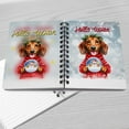 thumbnail image 4 of Hello Welcome Winter Dachshund Holding Snow Globe Snowman Spiral Bound Journal Wiener Dog Lover Gifts Idea 5x7in Spiral Notebook - 13015, 4 of 5