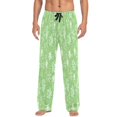 thumbnail image 2 of Green teddy bear Christmas pattern Mens Pajama Pants Lounge Soft Sleep Pant Men Pajama Bottoms with Pockets Drawstring, 2 of 5