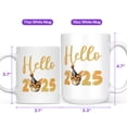 thumbnail image 4 of Hello 2025 Abyssinian Celebrates Happy New Year Firework Balloon Mug Cat Lover Kitten Owner Gifts Coffee Tea Cup - 02024, 4 of 4