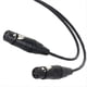 thumbnail image 4 of Cable de Extensión de Audio XLR 1 Macho A 2 Hembra de 3 Pines Negro de 0,5 M, Cable de Audio Divisor en y para Micrófono, Línea para Micrófono Mezclador, 4 of 5