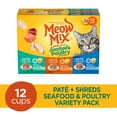 thumbnail image 4 of Meow Mix Pate Toppers Seafood & Poultry Variety Pack, Wet Cat Food , 2.75 oz Cup, 12 Pack, 4 of 11