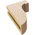thumbnail image 6 of 3"W x 6"D x 9"H Classic Del Monte Rough Cedar Woodgrain TimberThane Corbel, Primed Tan, 6 of 6