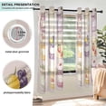 thumbnail image 3 of Yayeee Window Curtains Light Filtering 63"x42" Grommet Panel Pair Home Living Room Decor, Purple Jam Jars, 3 of 7