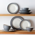 thumbnail image 3 of Noritake Colorwave Slate 12-Piece Rim Dinnerware Set, Service for 4, 3 of 7