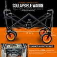 thumbnail image 2 of SuperHandy Collapsible Wagon - Fits directly on GUT112 or GUT122, 180 Lb. Max Capacity, Completely Foldable, 2 of 5