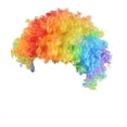 thumbnail image 1 of Pink Curly Afro Wig - Fun Costume Accessory for Parties, Cosplay, and Events, 1 of 2