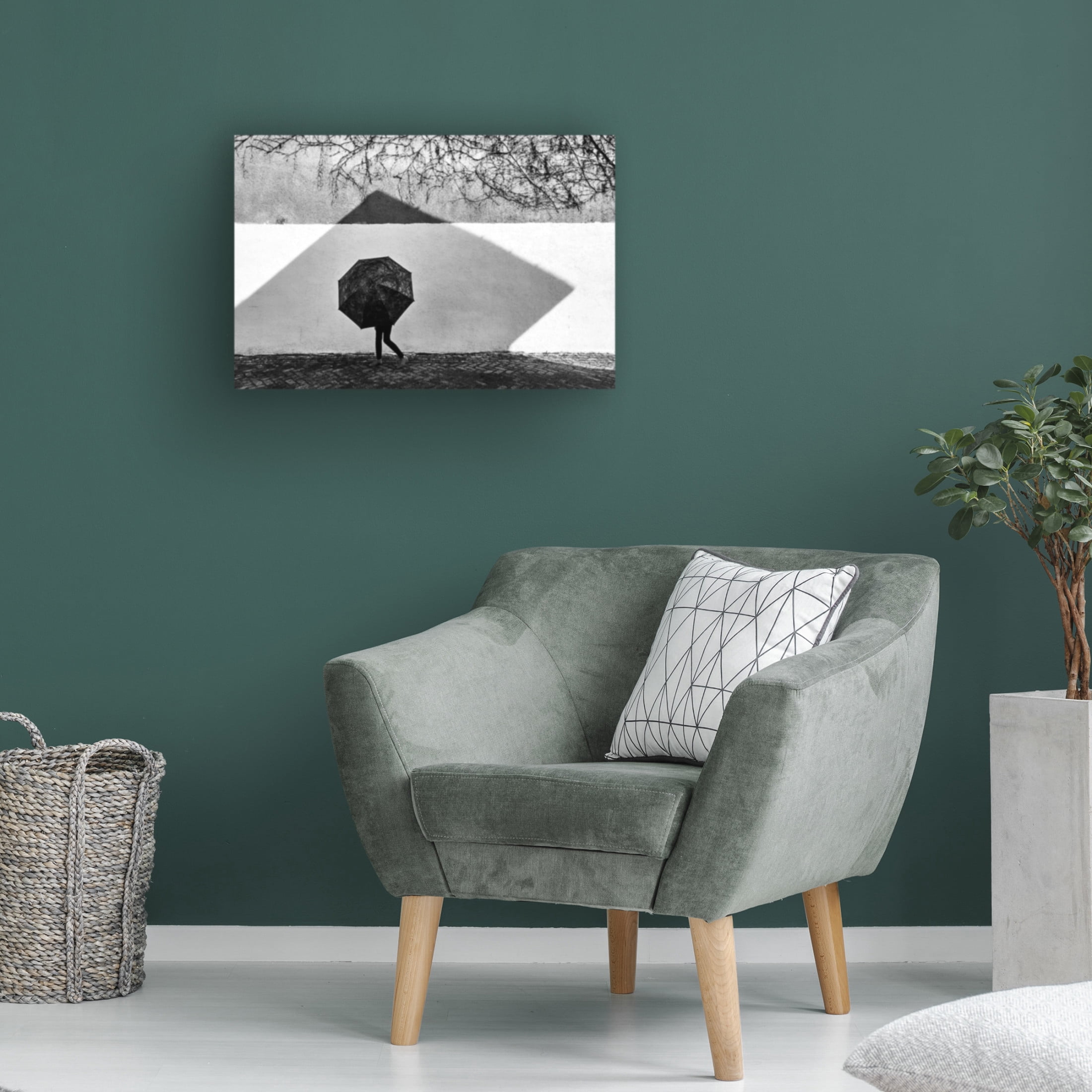 Trademark Fine Art Panfil Pirvulescu Shadow Geometry Canvas Wall Art