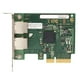 thumbnail image 1 of Adaptador de red para servidor de 10/100/1000 Mbps, 2 puertos RJ45, activación remota, tarjeta de red PCIe autoadaptativa para Gigabit Ethernet, 1 of 14