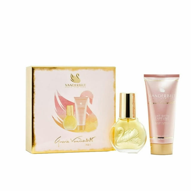Set de regalo de perfume Gloria Vanderbilt para mujer, 30 ml EDT y 100 ml de loción