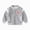 L101-Grey, variant on Kids Fall Winter Fleece Baseball Jacket Long Sleeve Letterman Varsity Jackets for Boys and Girls Vintage Zipper Coat Outerwear(L101-Grey,5-6 Y)