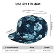 thumbnail image 5 of Goofa Ink Rose Printed Men's Baseball Cap,Straight Brim Hat,Golf Dad Hat,Versatile Style,Sun Protection Cap,Travel Hat, 5 of 9
