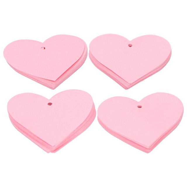 Fournitures d'Artisanat, Étiquette Cadeau en Forme de Cœur 4 Sacs Fonctionnalité Polyvalente
