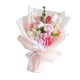 thumbnail image 5 of Ramo de flores de ganchillo para el Día de la Madre, flores falsas, flores artificiales tejidas Papel de regalo rosa, 5 of 9