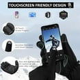 thumbnail image 3 of Waterproof Winter Gloves for Men & Women Winter Warm Gloves Finger Touch Screen Gloves Breathable Thermal Gloves for Cycling and Outdoor Work, 3 of 8
