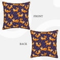 thumbnail image 3 of Susaid Stars and Fox Cute Print Velvet Throw Pillow Covers Home Art Deco Pillowcase Square Pillow Case Cushion Cover for Bed Sofa Living Room Car Indoor and Outdoor-20"x20", 3 of 8