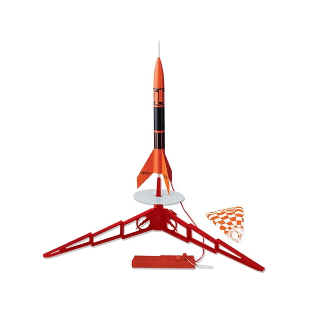 Set modelo Rocket Launch Estes Alpha III de más de 12 años, negro/naranja
