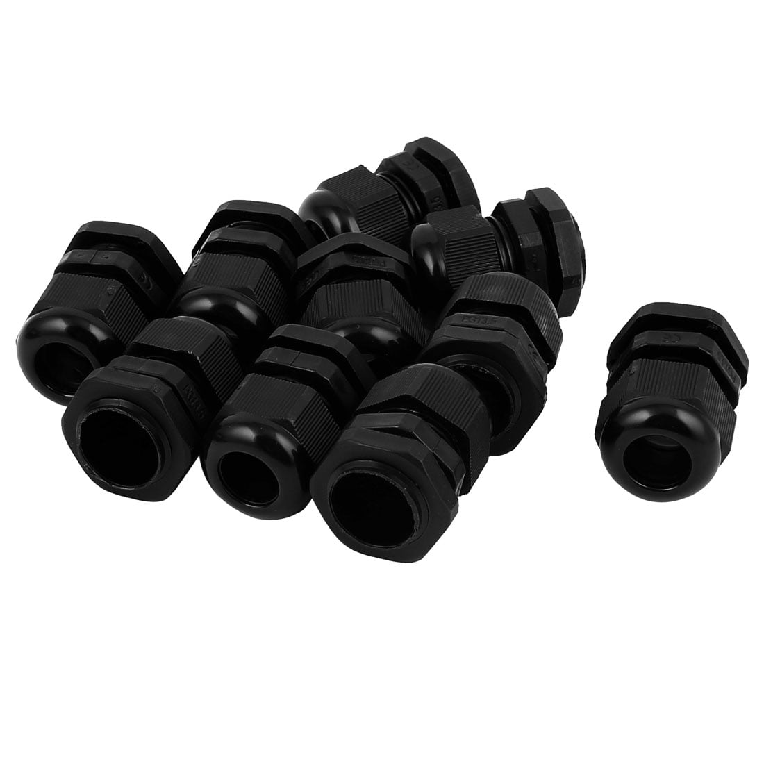 Waterproof Cord Grip 12-15mm Dia Cable Gland Connector PG19 10Pcs 