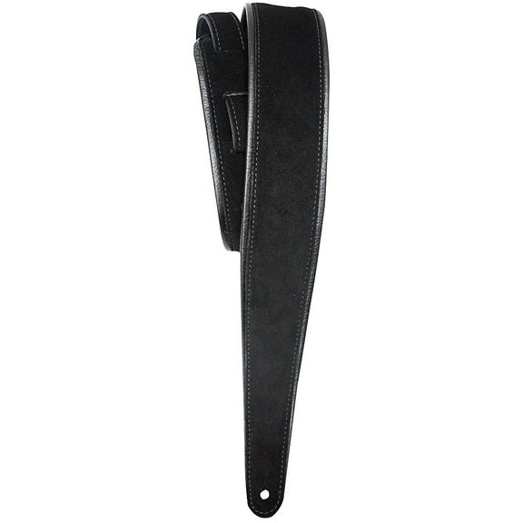 LM Products PM-8 Premier Suede Guitar Strap Black
