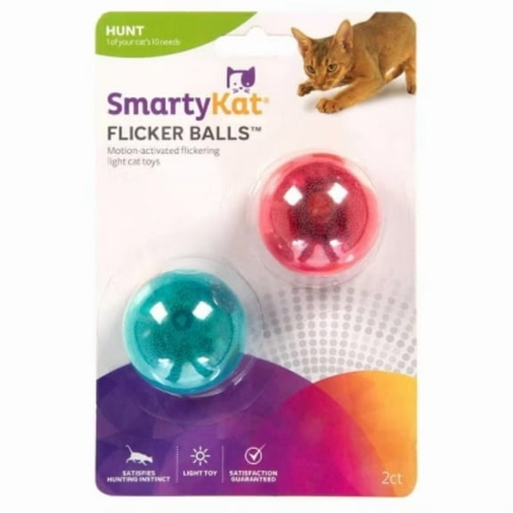 Flicker Balls Cat Toy - 2pk