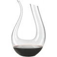 thumbnail image 3 of Decantador de cristal con espirales de arcoíris, elegante decoración para cualquier mesa, sin plomo, 1,5 l, realza los sabores y aromas, superficie transpirable diseñada para una aireación óptima del, 3 of 7