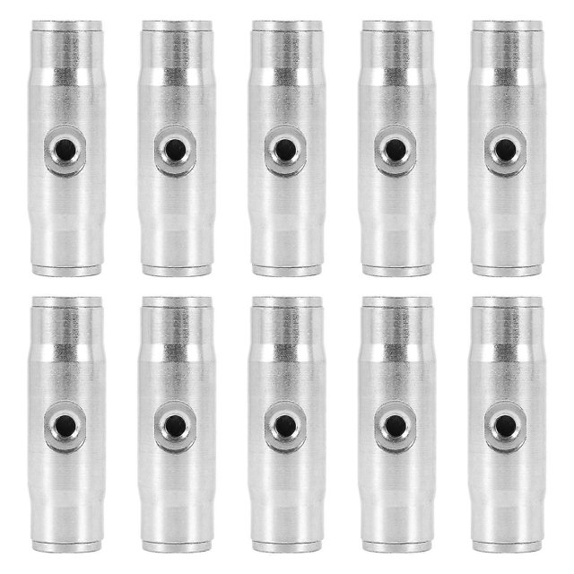 10Pcs 3/8 inch Slip Lok Misting Nozzle Coupling Tees 10/24 UNC 1000 Quick Connect