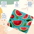 thumbnail image 3 of Watermelon 8.3x9.8 Inch Square Non-Slip Rubber Bottom Mouse Pad, Desk Pad, Desk Mat - Printed Design for Office and Gaming, 3 of 6